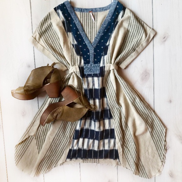 Free People Dresses & Skirts - Brand New Rare Free People Linen Boho Tunic  Dress